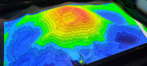Augmented Reality Sandbox Gallery 11 Interactive map AR-Sandbox