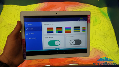 Augmented Reality Sandbox Gallery 36 AR-Sandbox Touch screen