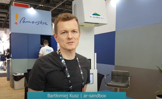 Augmented Reality Sandbox - News 8 BETT 2020