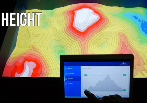 Augmented Reality Sandbox - News 3 Touch Screen Module