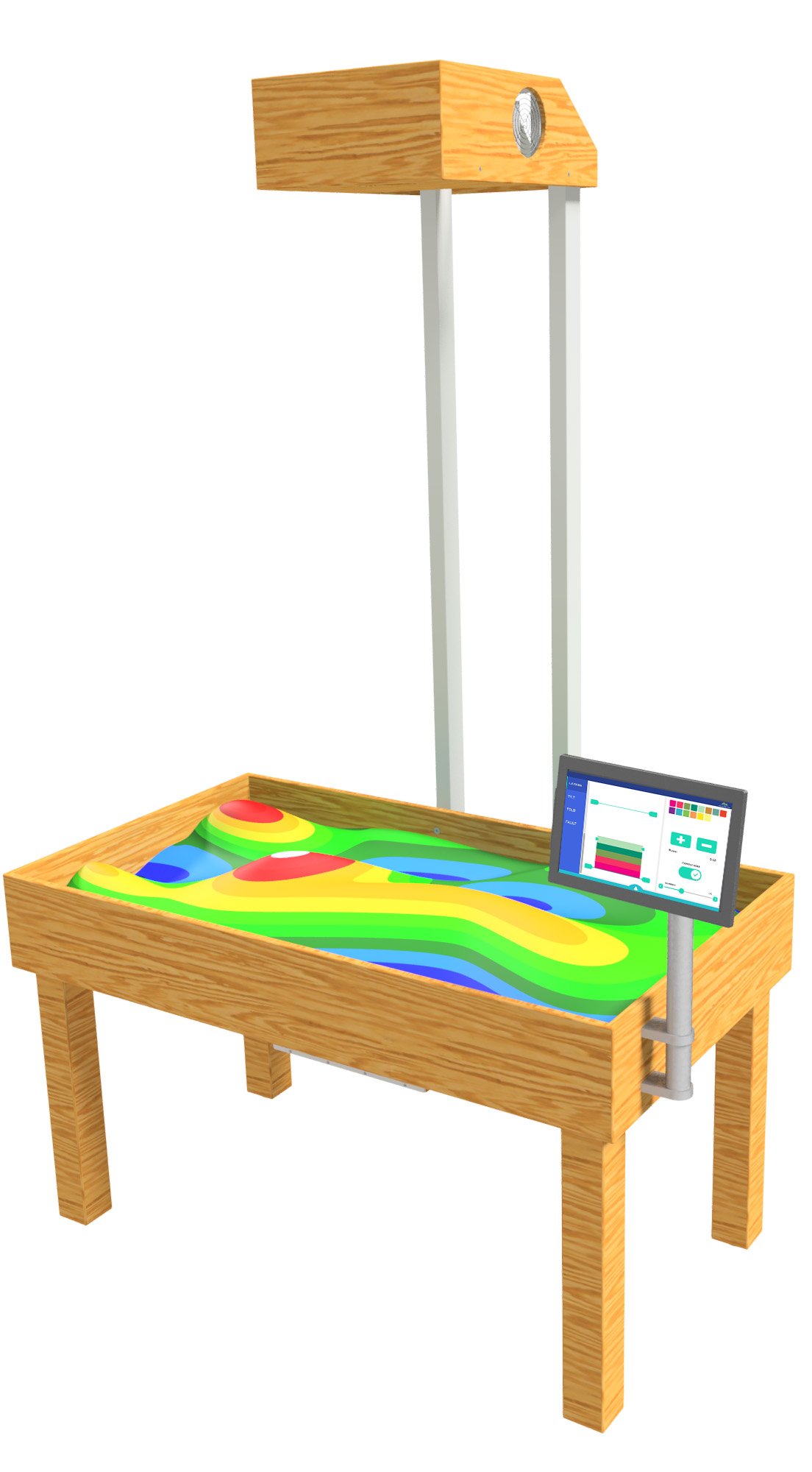 Augmented Reality Sandbox - Woodwork Model 3
